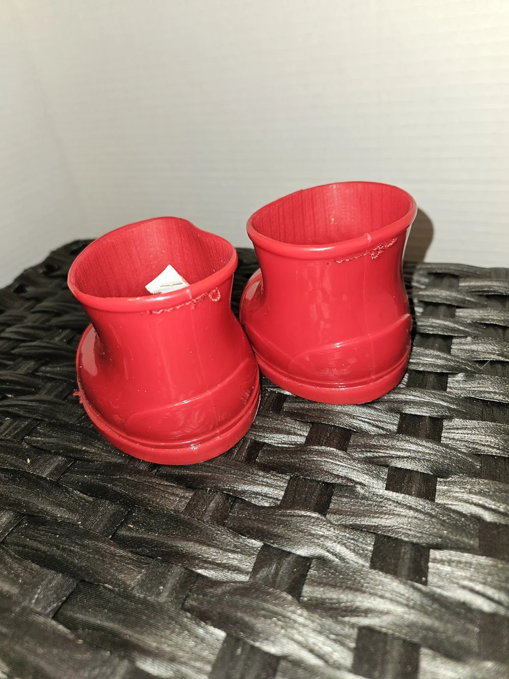 Build-A-Bear Red Glossy Doll Rain Boots